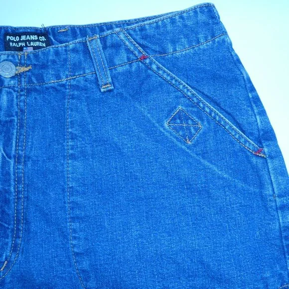Ralph Lauren Casual Carpenter-Style Shorts - Blue - Picture 2 of 11